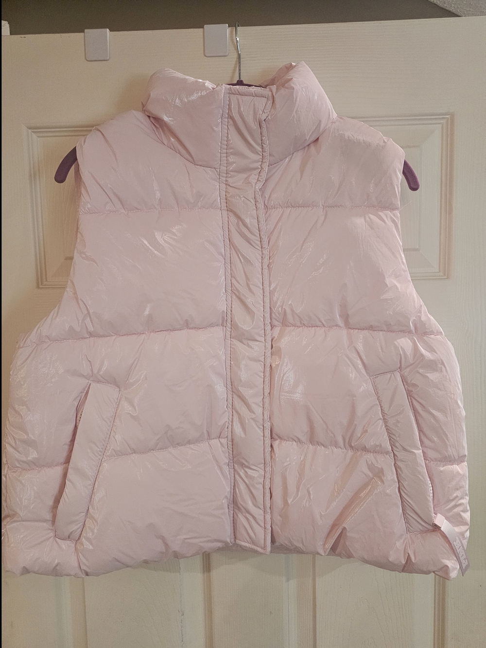 PINK Victoria's Secret Light Pink Puffer Vest